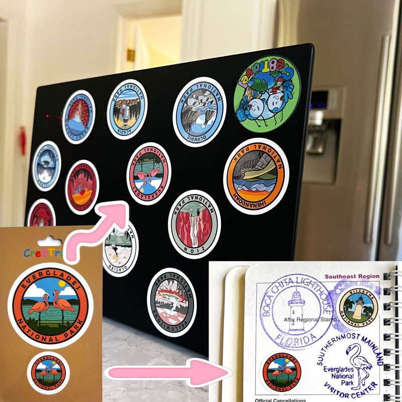 Pinnacles National Park Sticker Set – 2-Pack Vinyl Stickers (2" & 1")