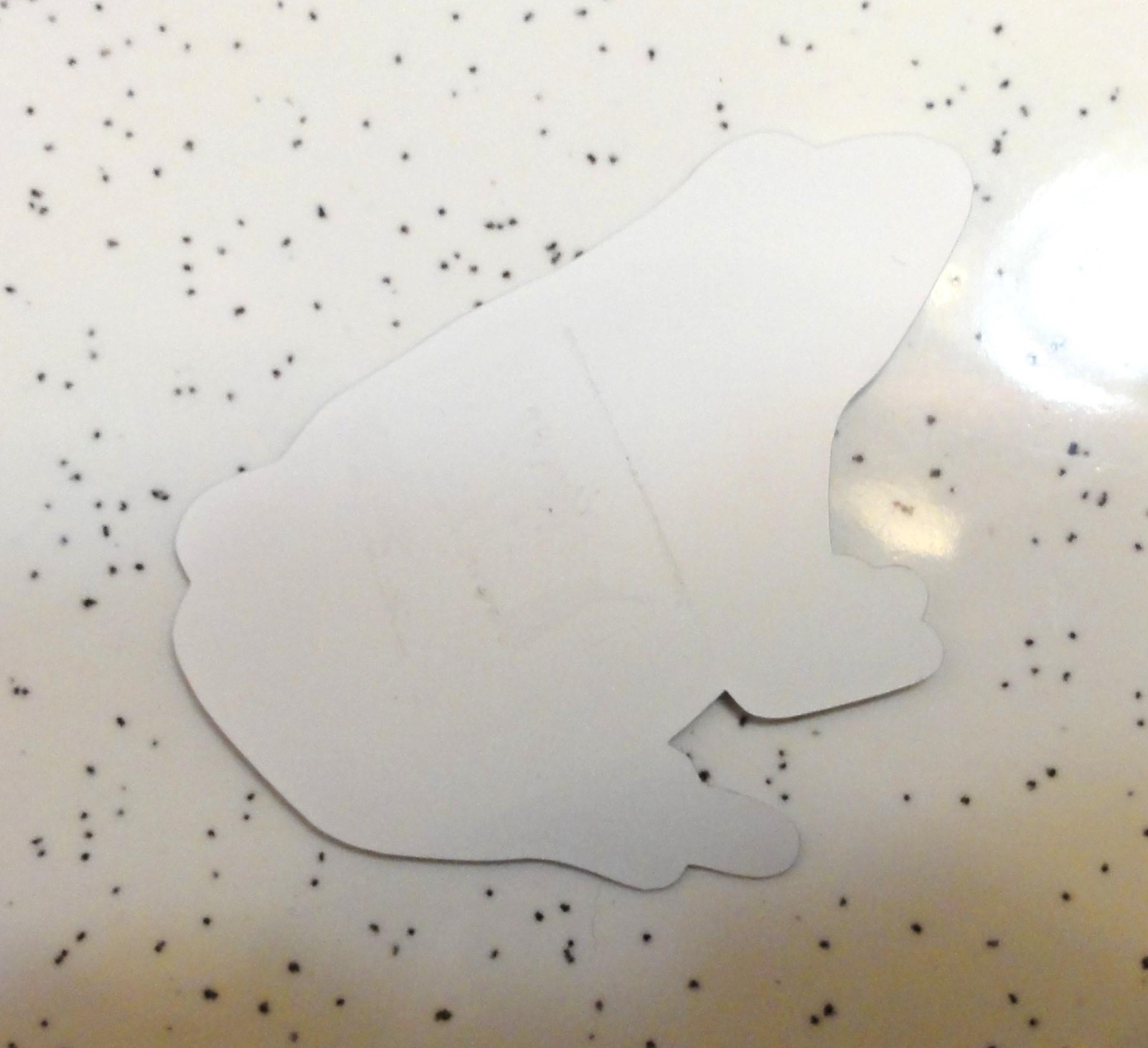 Leopard Frog Sparkle Sticker holographic finish unique handmade decal