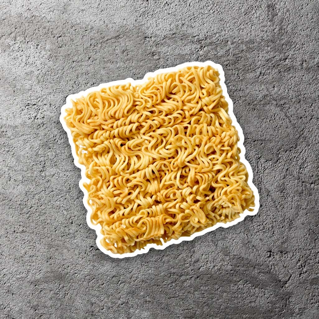 Ramen Noodles Vinyl Sticker 3.5" Wide – Includes Two Stickers