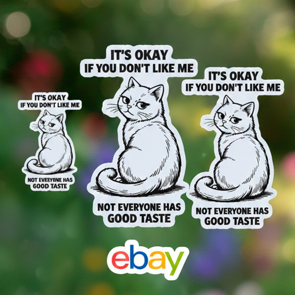 Sassy Cat Meme Sticker "Don't Like Me" Funny Cat Car Laptop Tumbler Vinyl