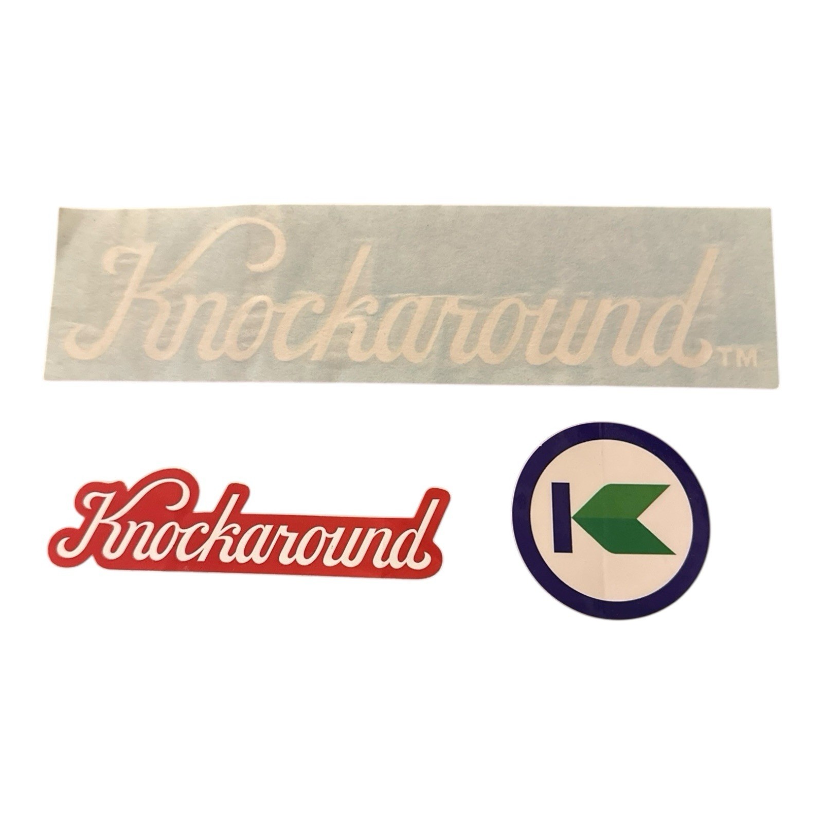 (3) Original Vintage Knockaround Clothing Sticker Decals