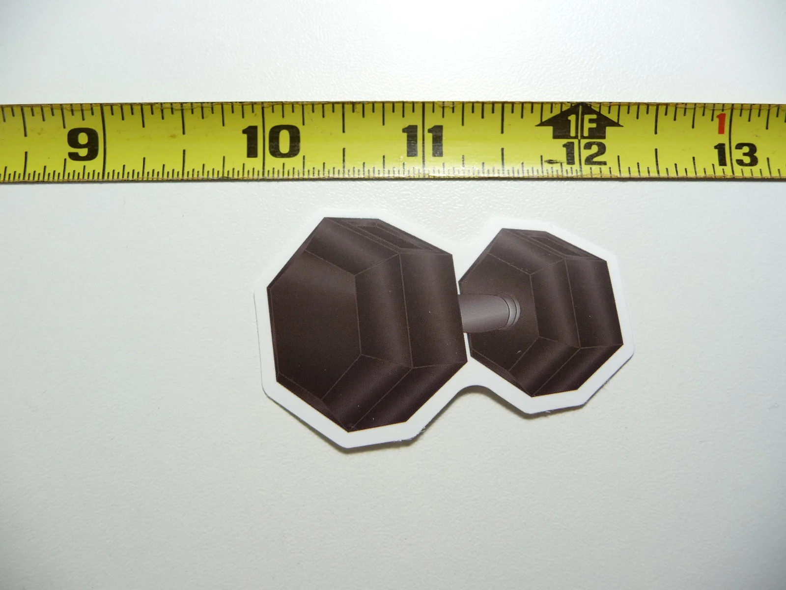 DUMBBELL DUMBELL SMALL STICKER DECAL GYM WEIGHTLIFTING FITNESS EXERCISE
