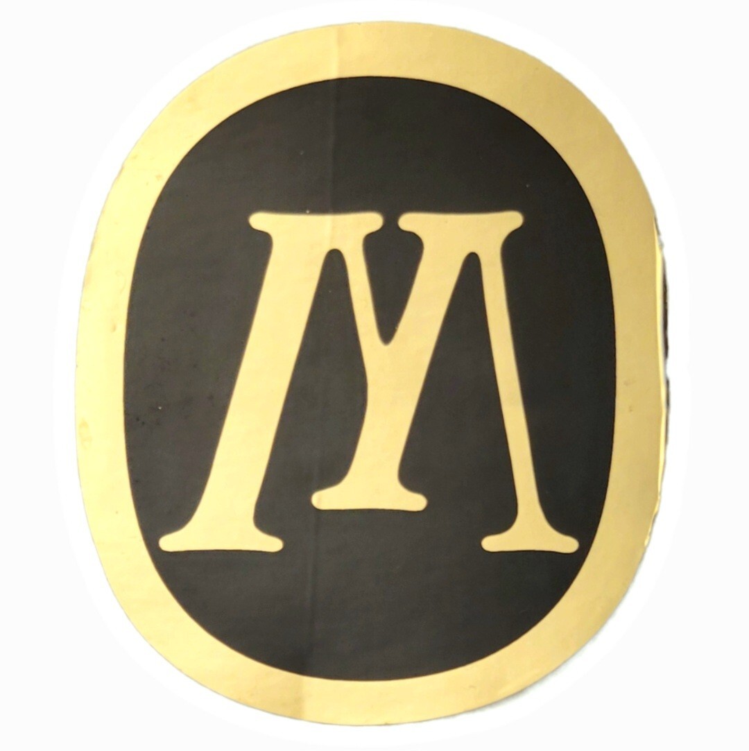 Marley Natural Sticker Promo Gold "M" Logo Bob Marley's Official Brand Smoke New