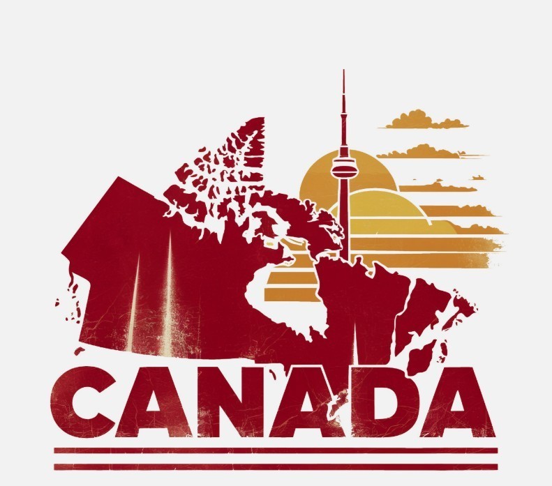 Canada Country Travel Home Visit Sticker Label Card Gift Craft Paper Journal