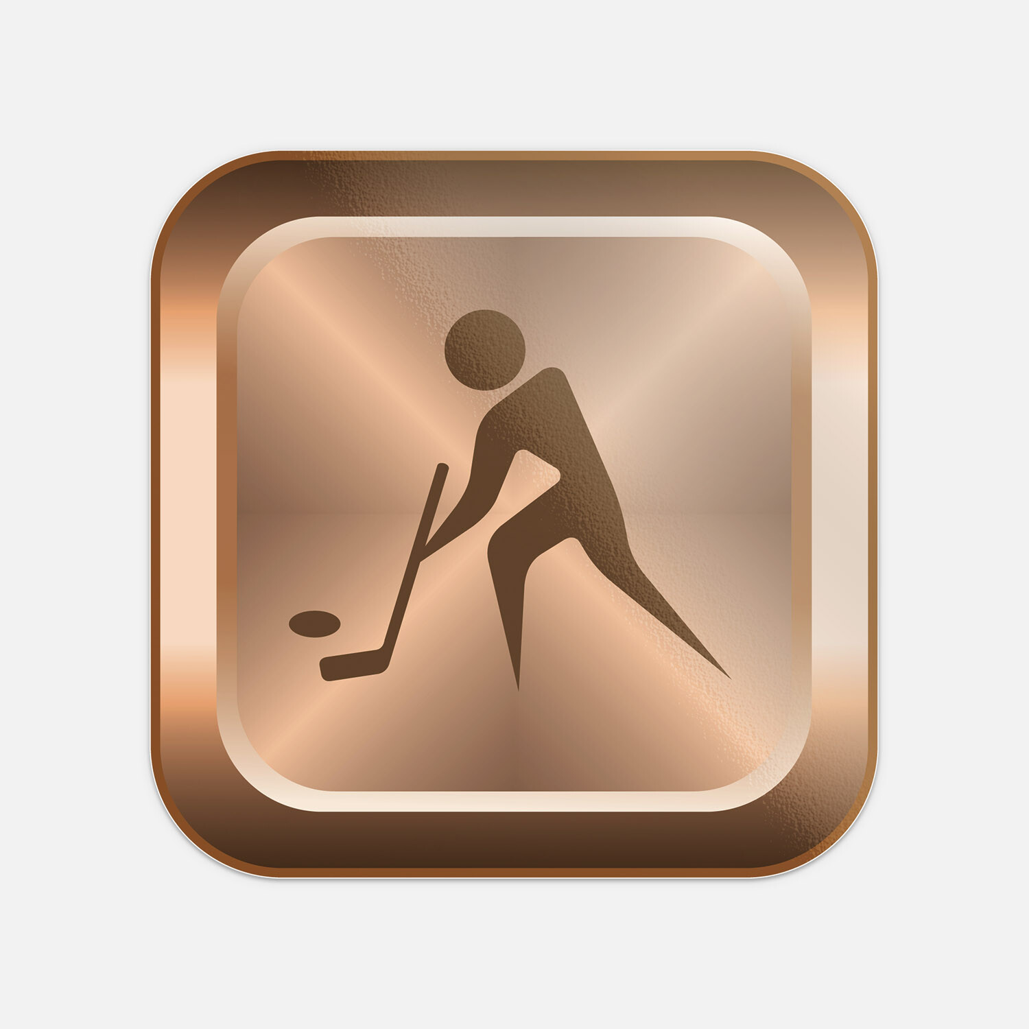 Hockey Sport Sign Emblem Vinyl Sticker Decal
