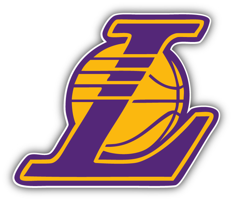 Los Angeles Lakers NBA Basketball Symbol Car Bumper Sticker – 3", 5" or 6"