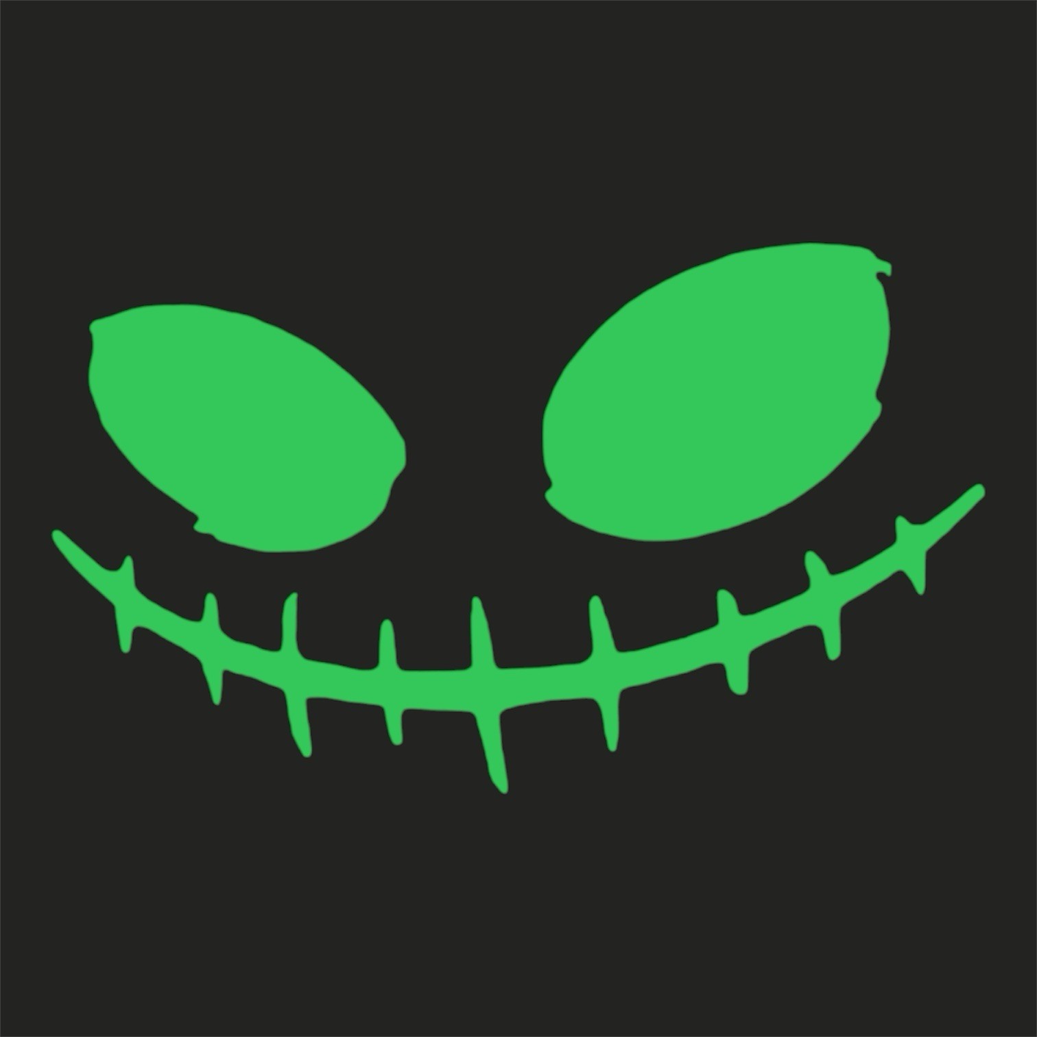Monster smiling Decal for car Windows Laptops most Smooth Surfaces