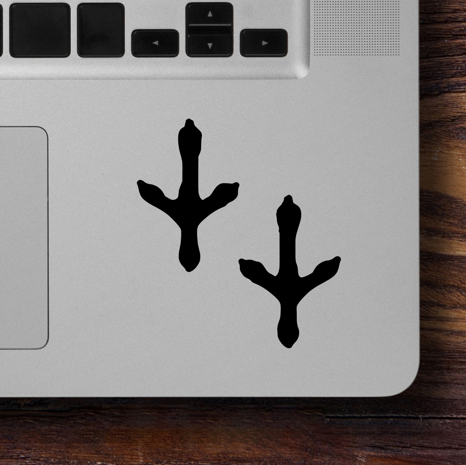 Chicken Feet Vinyl Decal – Farmhouse Footprint Sticker – 20 Colors – Custom Size