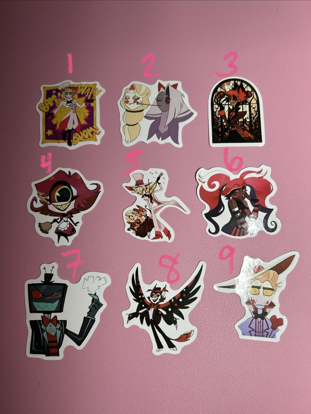 Hazbin Hotel And More Anime Stickers
