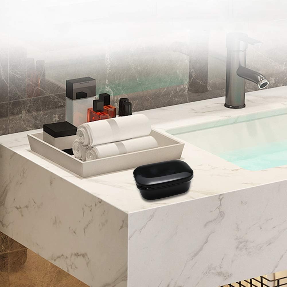 Soap Dish Soap Box Soap Holder 2 Pack Soap Container for Shower, Waterproof