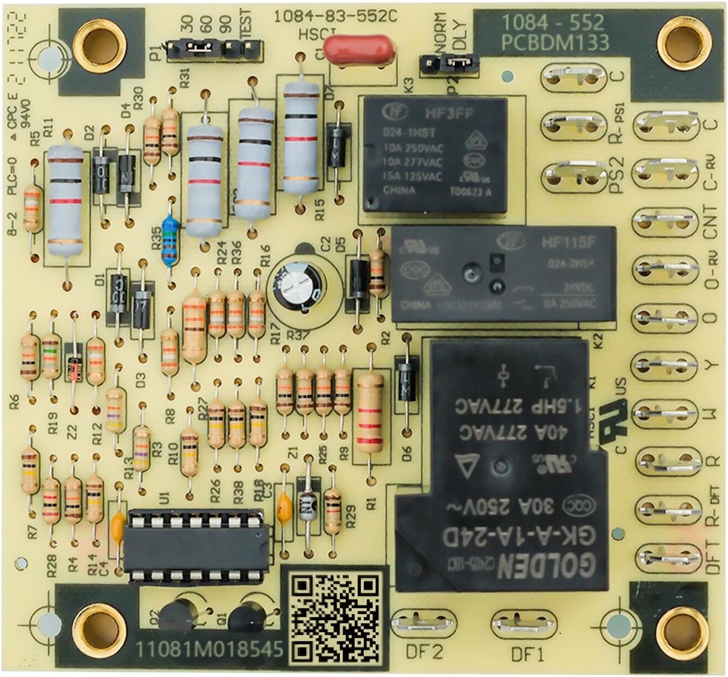 Upgrade PCBDM133S Defrost Control Board Replacement for Goodman & Amana Heat Pum