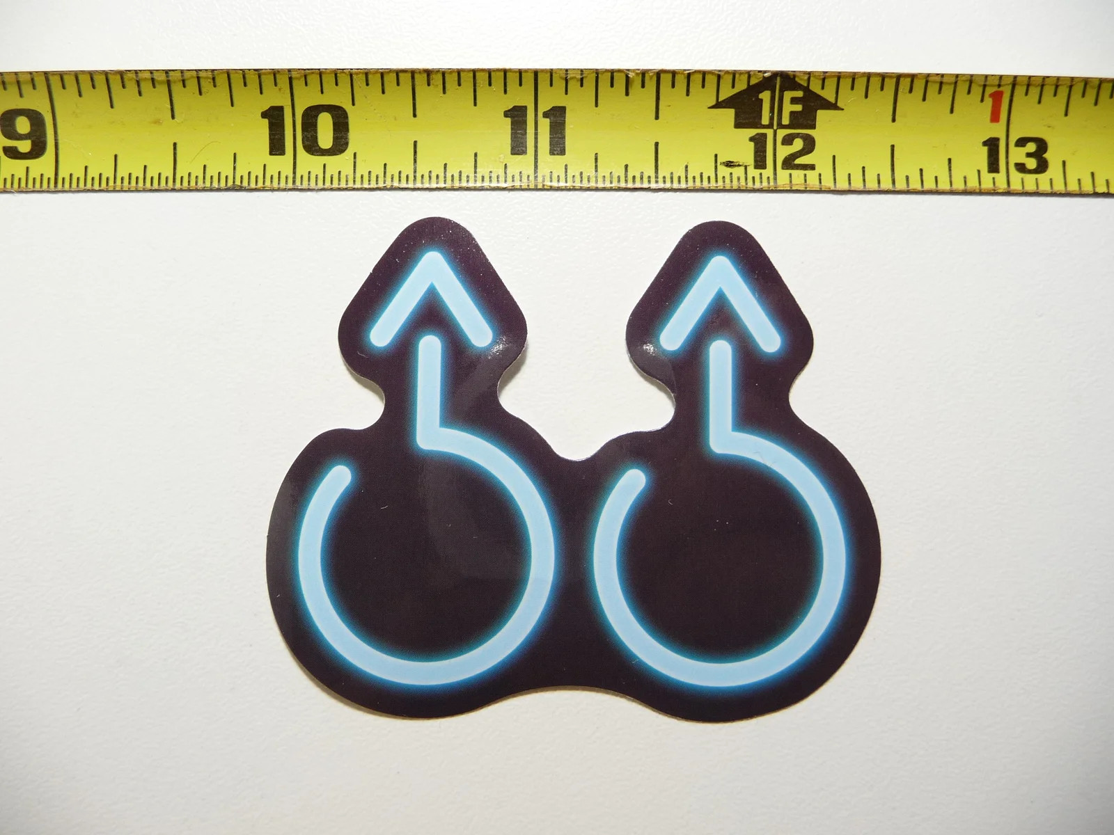 NEON SMALL STICKER DECAL GAY HOMOSEXUAL COUPLE LAPTOP FUNNY DECORATION