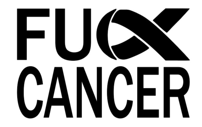 Fuck-Cancer Awareness Ribbon Vinyl Decal Car Truck Window Sticker