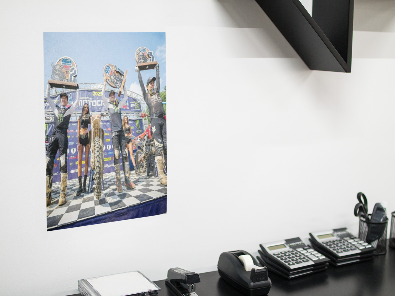 WINNERS MOTOCROSS Racing Wall Vinyl Decal Poster PRINT Removable Adhesive