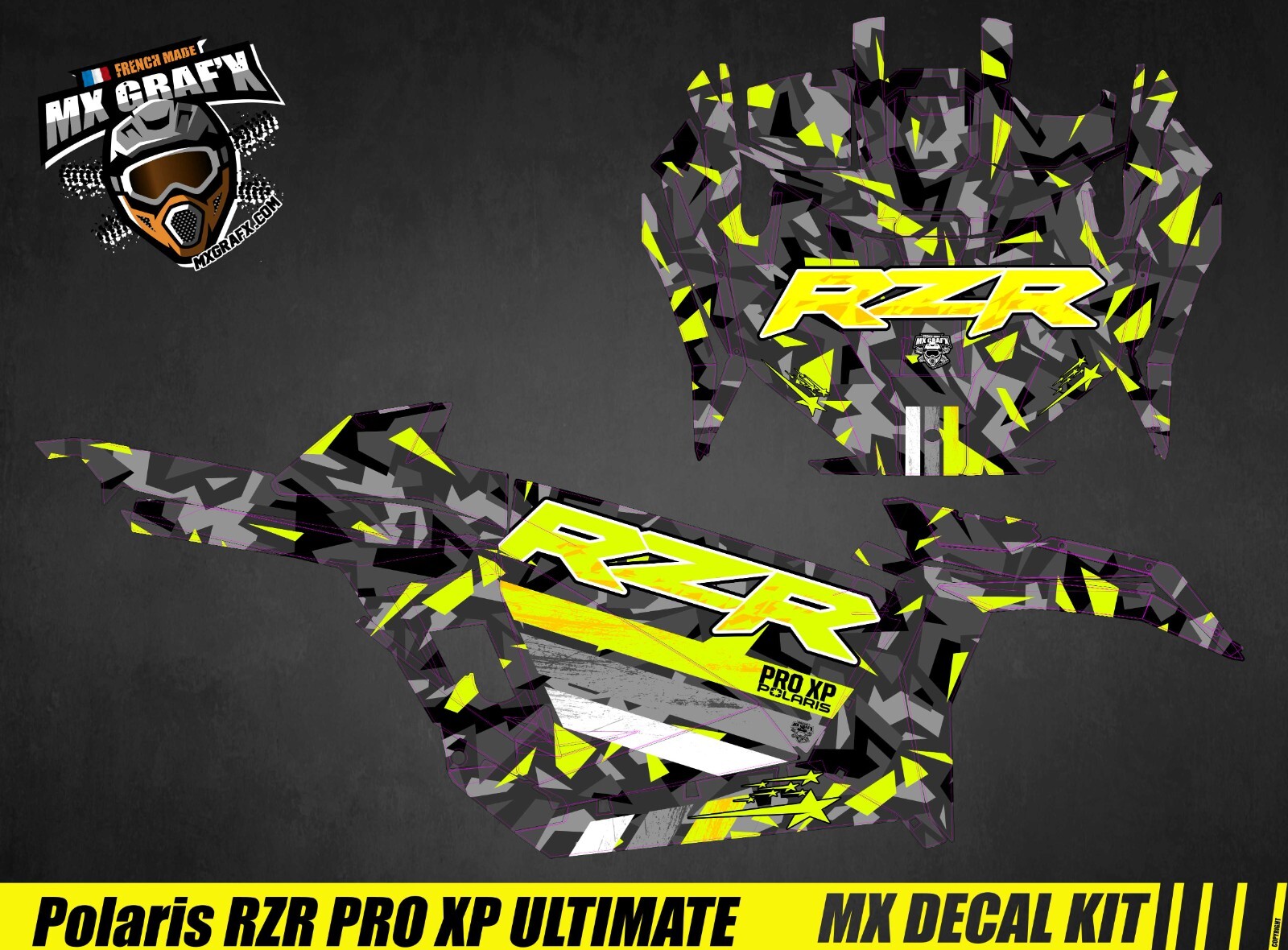 Decal Kit for SSV Polaris RZR Pro XP – Shred
