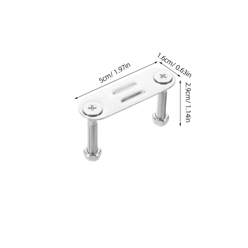8 PCS Roller Skate Stand Bracket Plates Quad Hardware Four Wheel