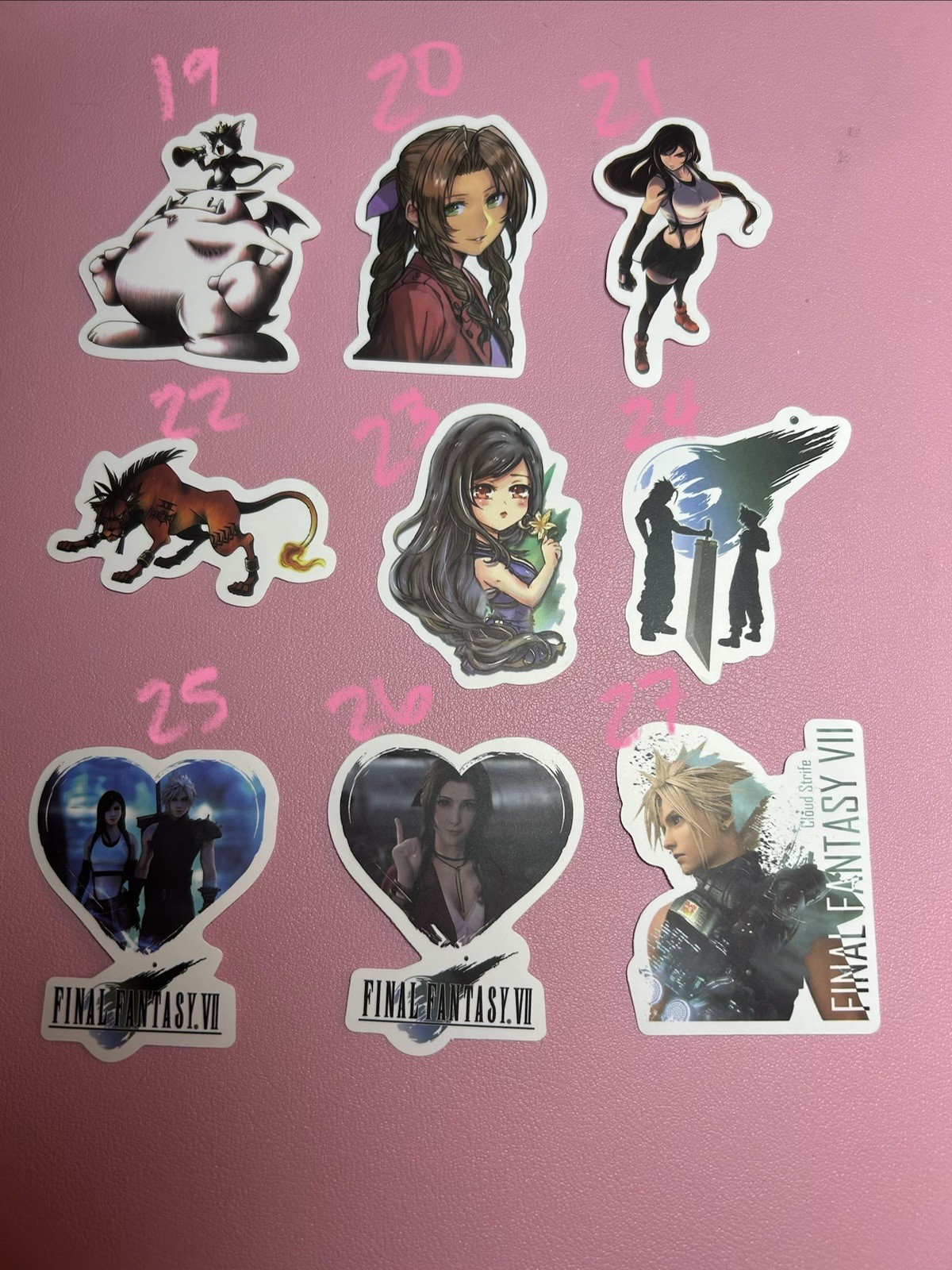 Final Fantasy And More Anime Stickers