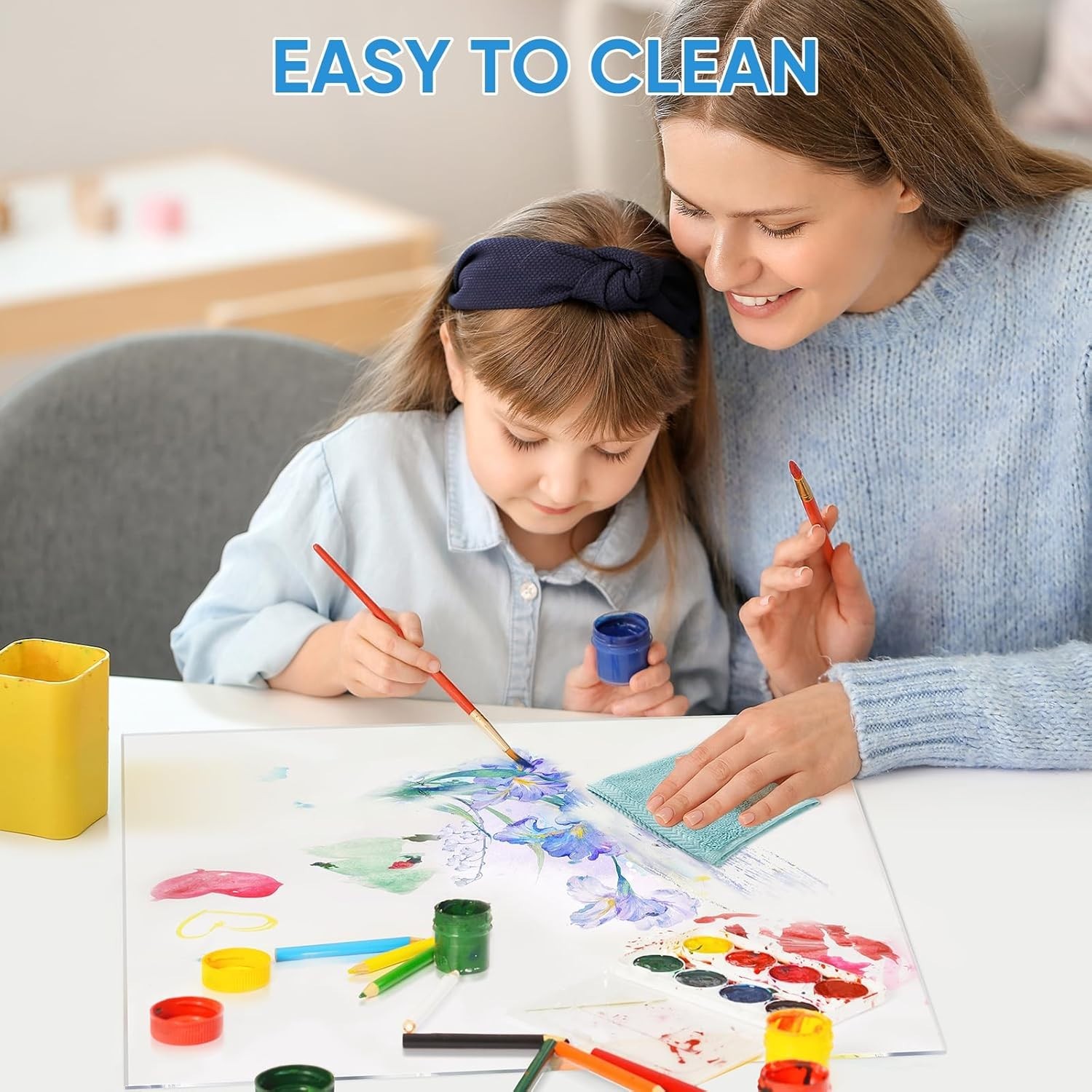 6PK 8" X 10" PET Plexiglass Sheets, Clear Plastic Sheet, Easy to Cut Thin Flexib