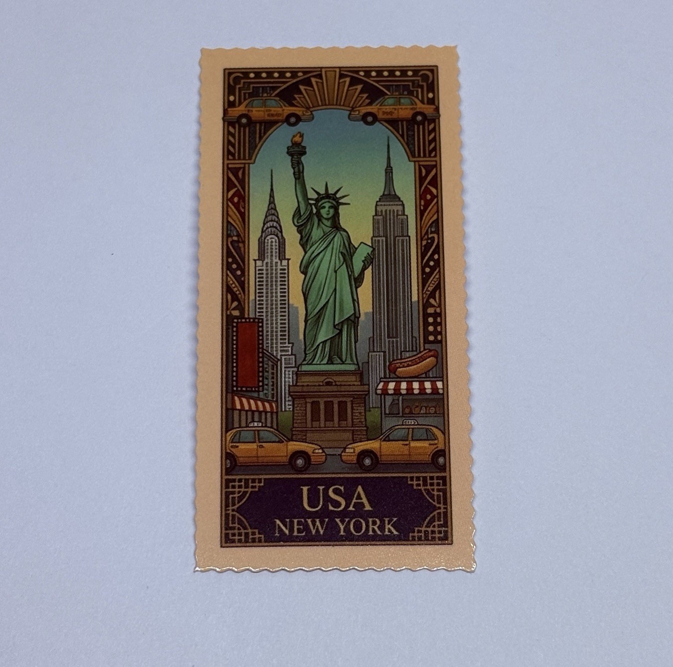 Statue Of Liberty Sticker New York Travel Art Decal Vinyl Country Souvenir Tc9