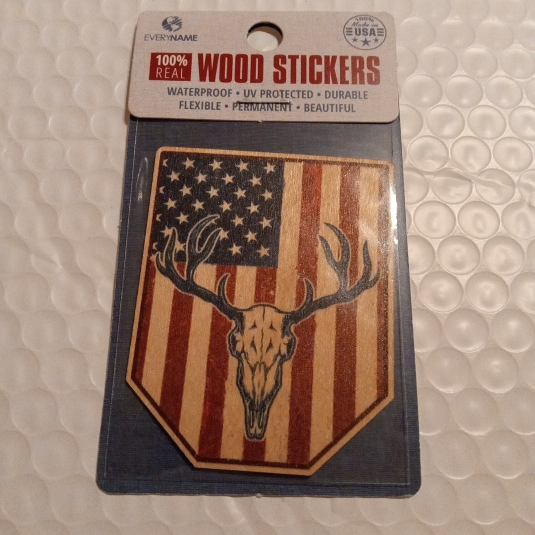Flexible Wood Sticker Adheres To Flat Or Curved Smooth Surface Waterproof