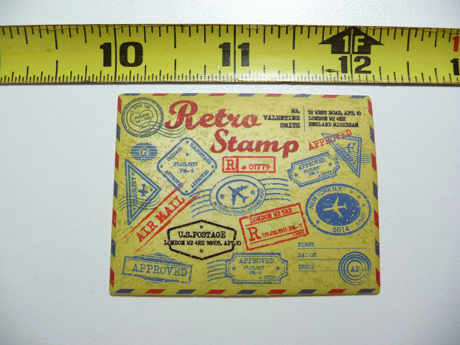 RETRO STAMP TRAVEL SMALL STICKER DECAL TRAVEL REPRODUCTION RETRO FUNNY