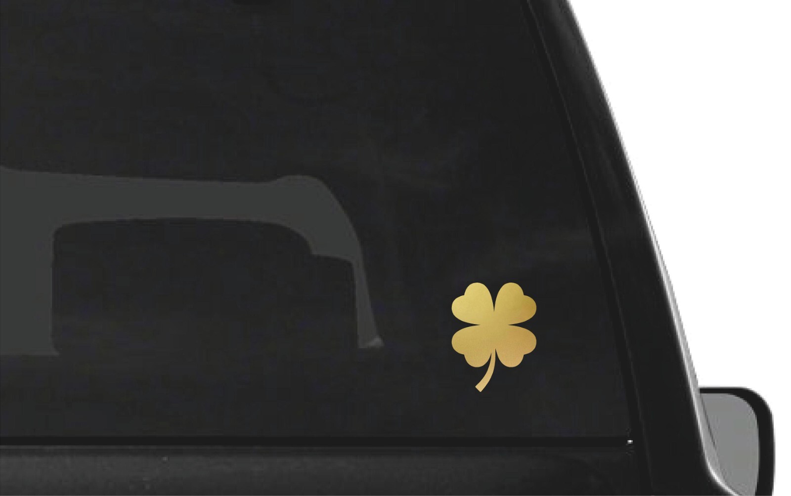 4 Leaf clover Vinyl Decal Helmet Laptop Four leaf clover shamrock Sticker