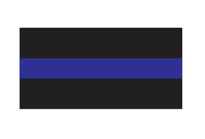 Police Support Thin Blue Line Car Truck Decal Sticker