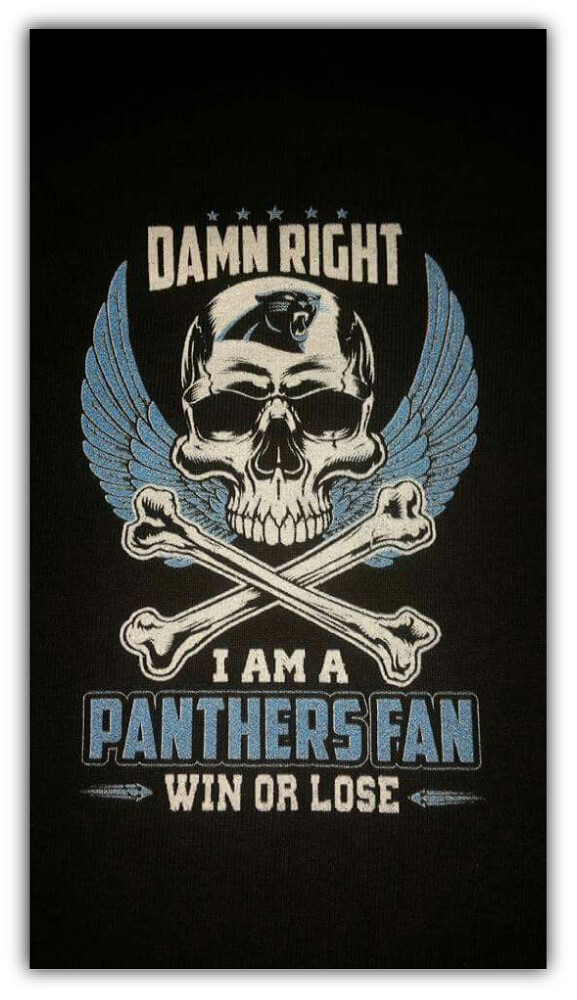Carolina Panthers Football Logo NFL Sport Car Bumper Sticker Decal "SIZES"