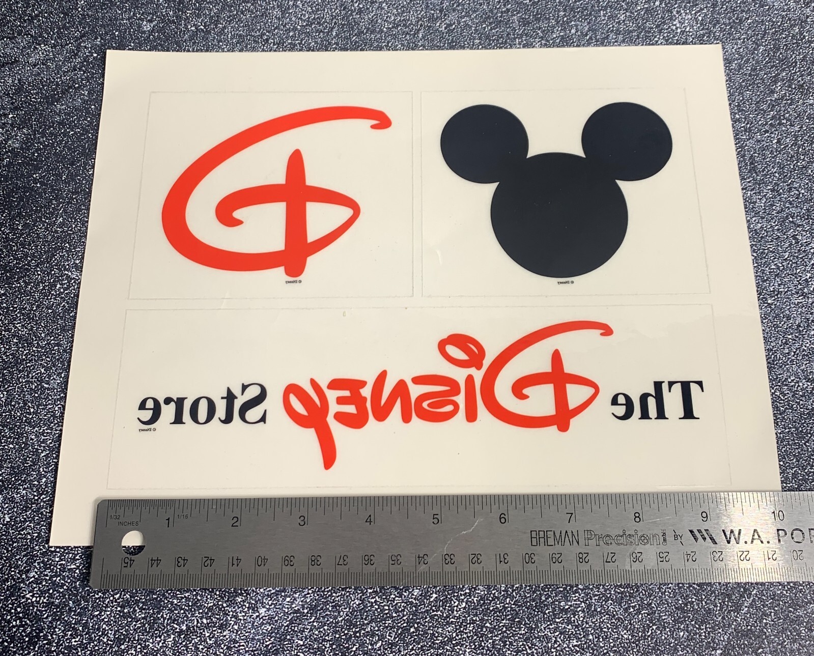 RARE – Made for Retail Stores ONLY – The Disney Store Window Decals / Stickers