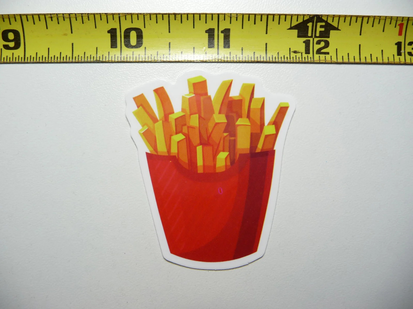 GENERIC FRENCH FRIES SMALL STICKER DECAL STREET FOOD TRUCK RESTAURANT