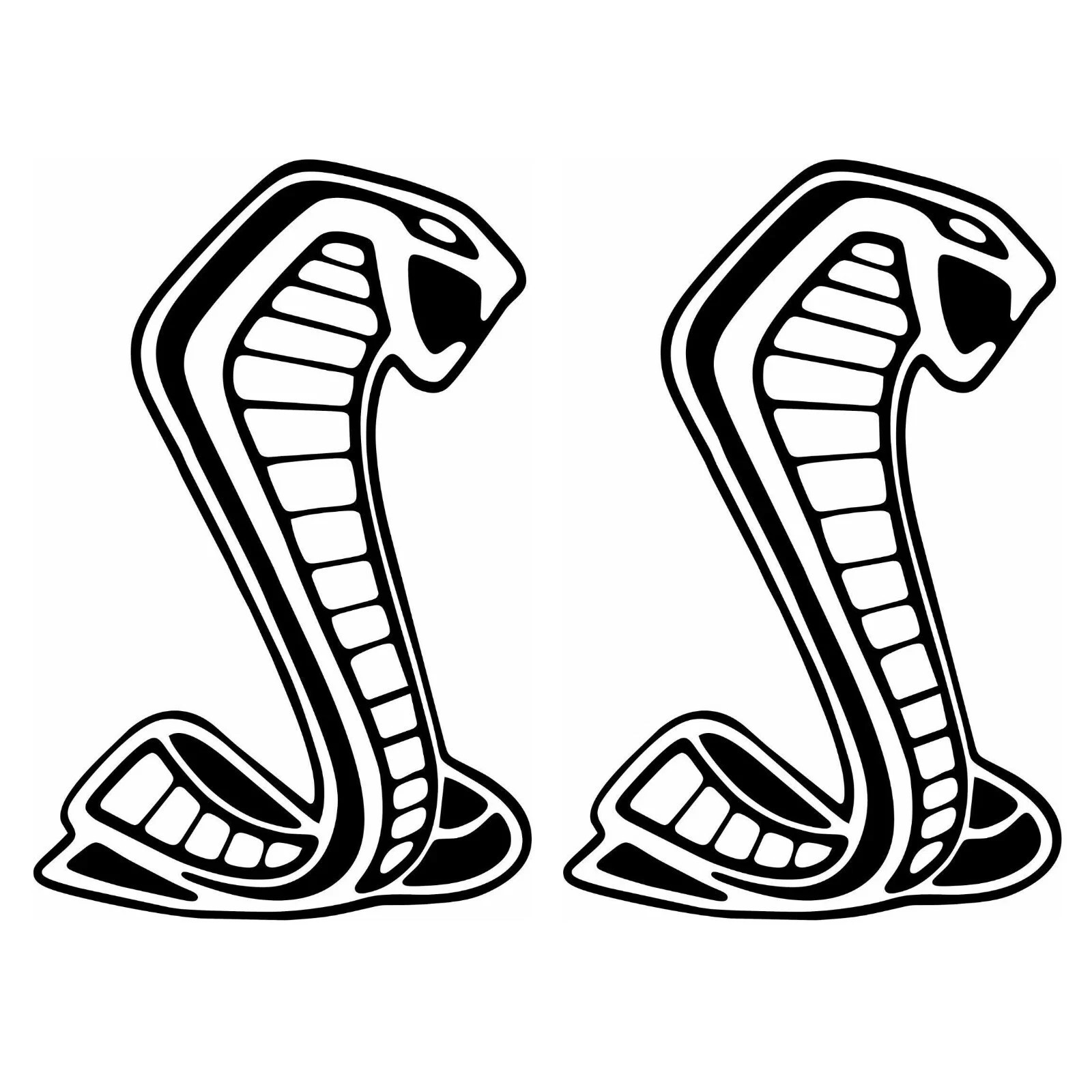 Shelby GT350 Snake Cobra Logo Vinyl Sticker Decal – ANY SIZE!