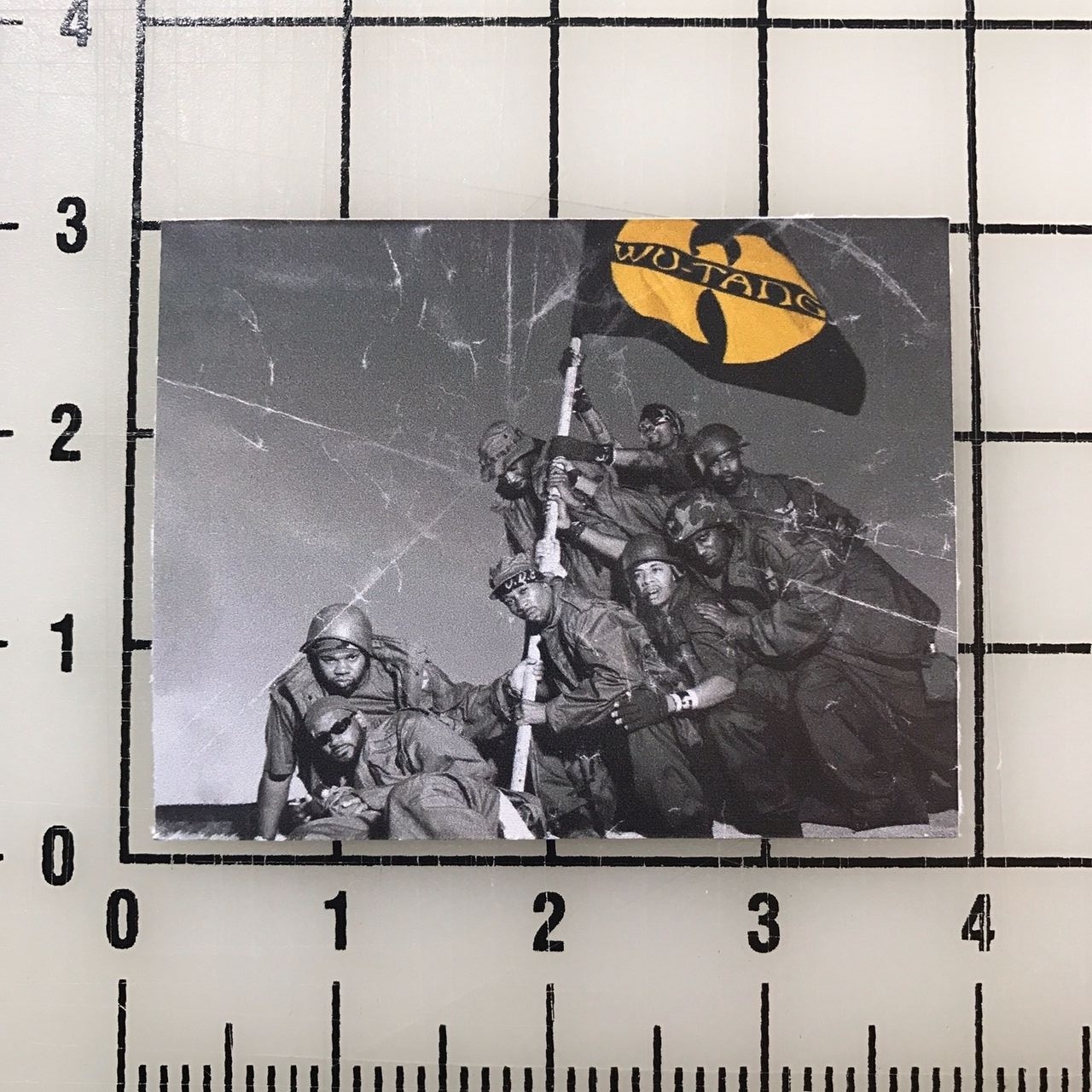 Wu Tang Clan Iron Flag 4" Wide Vinyl Decal Sticker BOGO