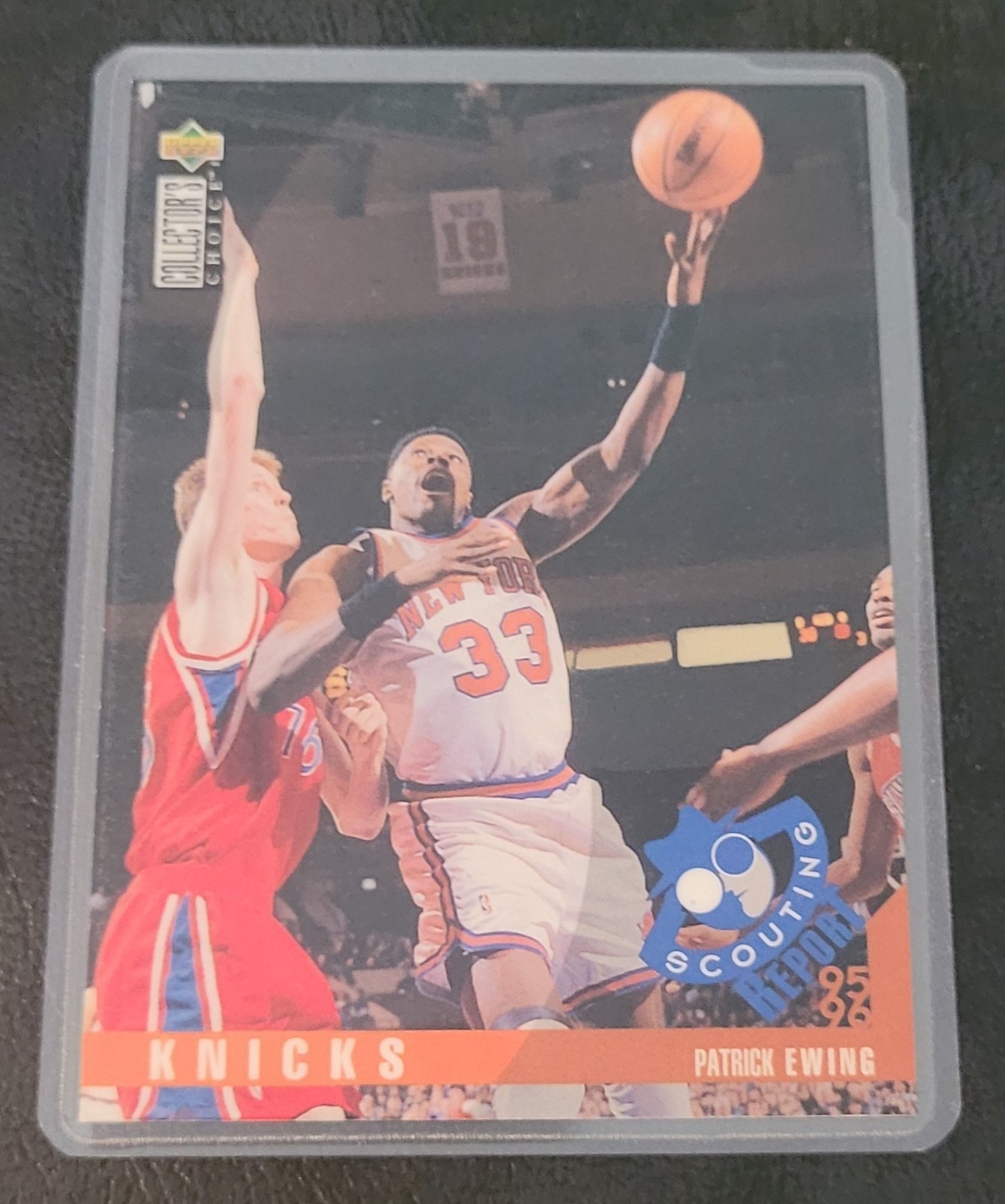 Patrick Ewing Knicks Basketball Card HOF Fridge/Locker/Cabinet Laminated Magnet