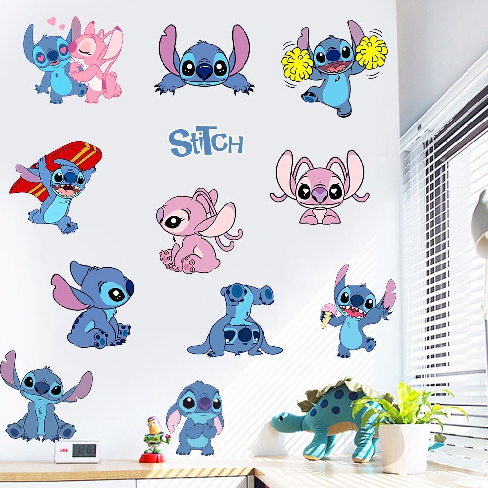 STITCH Kids Nursery Wall Stickers Bedroom Decal Art Vinyl Decals 20 Styles