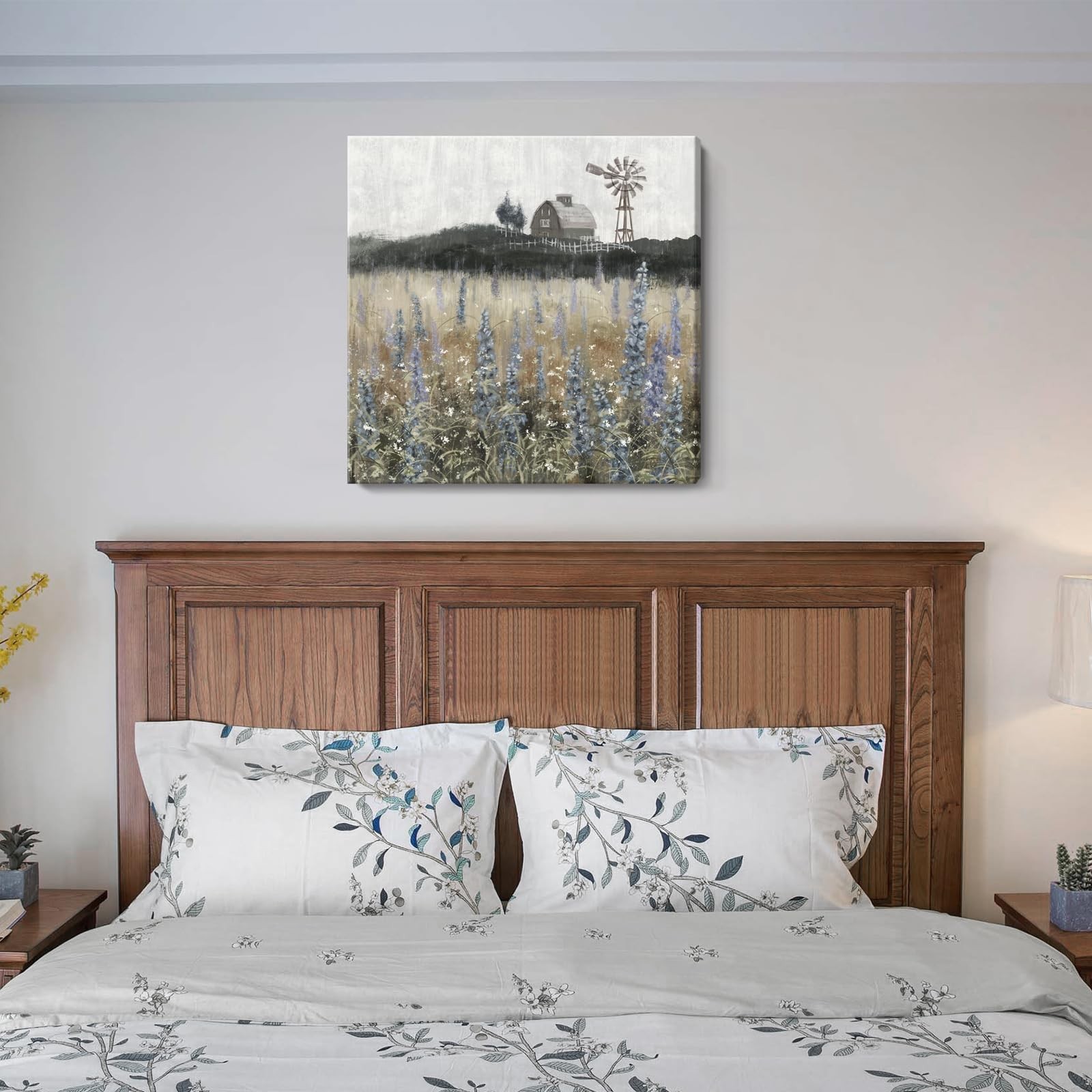 Farmhouse Wall Art for Living Room Classical Scenery Canvas Print Rustic Coun…