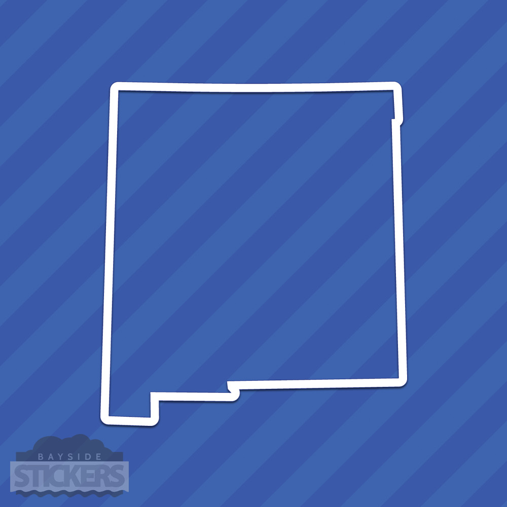 New Mexico NM State Outline Vinyl Decal Sticker