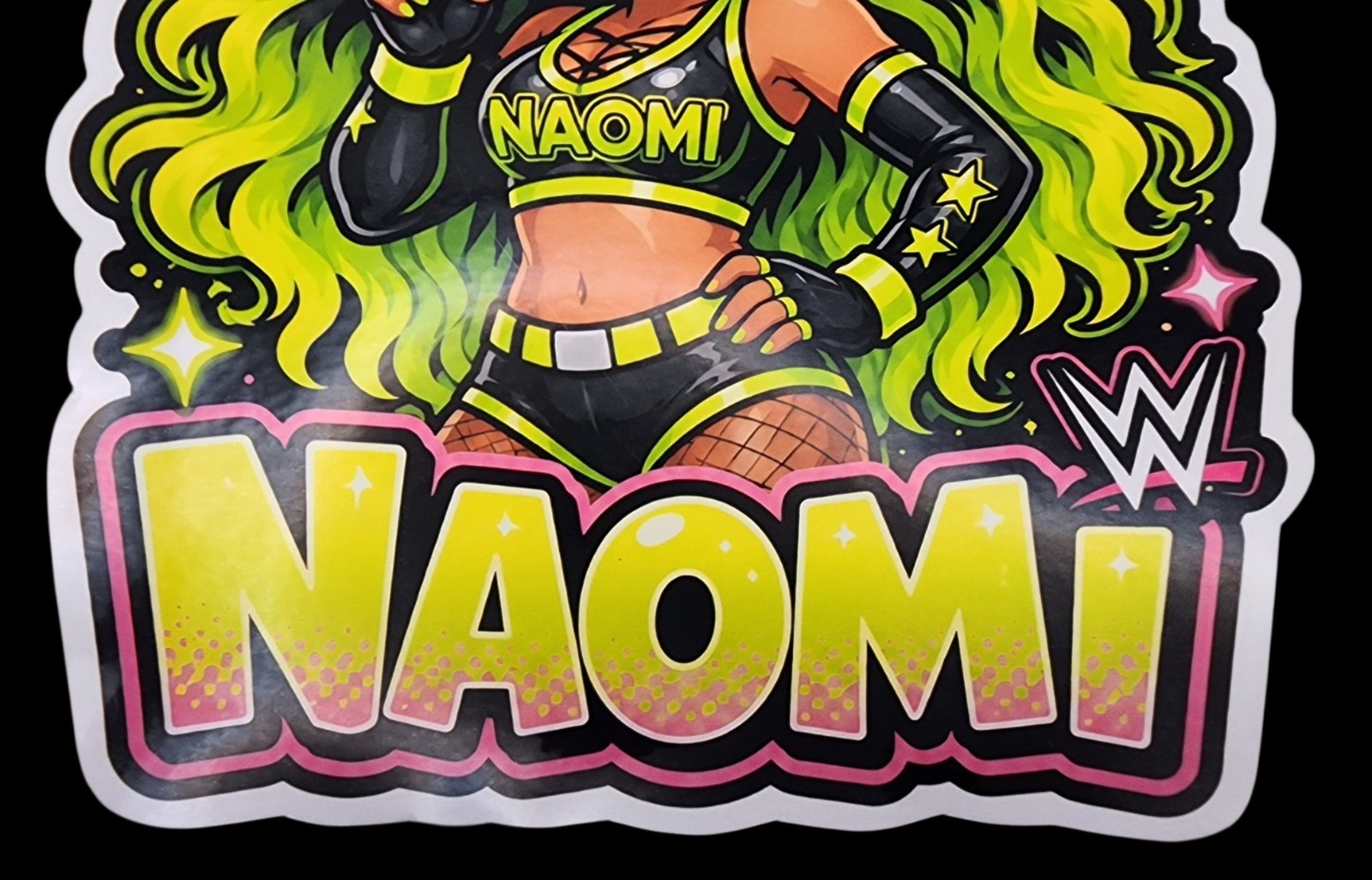 Female Wrestler Waterproof Car Decal Laptop Vinyl Sticker Large