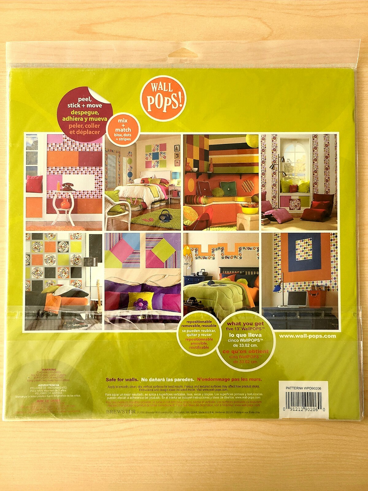 5 Color Sets Wall Pops Sizzlin Dot Circles Stickers Decals safe for any wall
