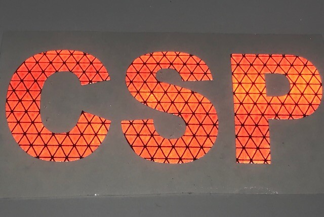 Orafol/Reflexite V92 Reflective DAYBRITE Vinyl Letters Custom Cut