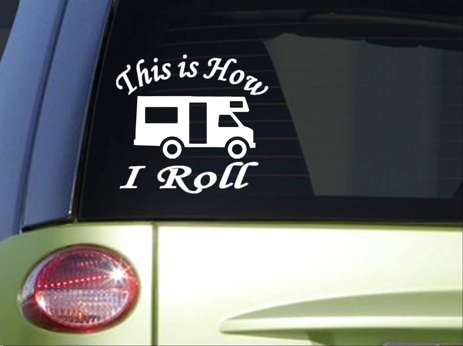 This is how I roll RV *I957* 6×6 inch camper Sticker decal