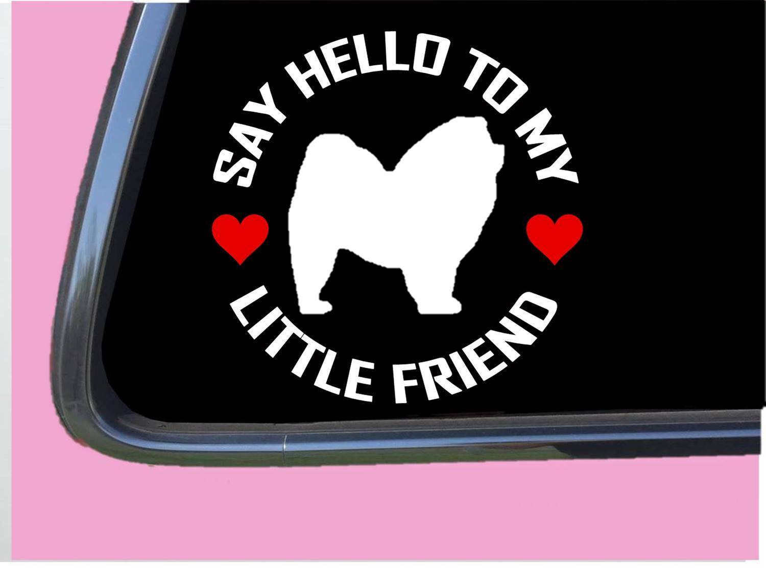 Chow Chow Little Friend sticker TP 1001 vinyl 6" Decal Sticker