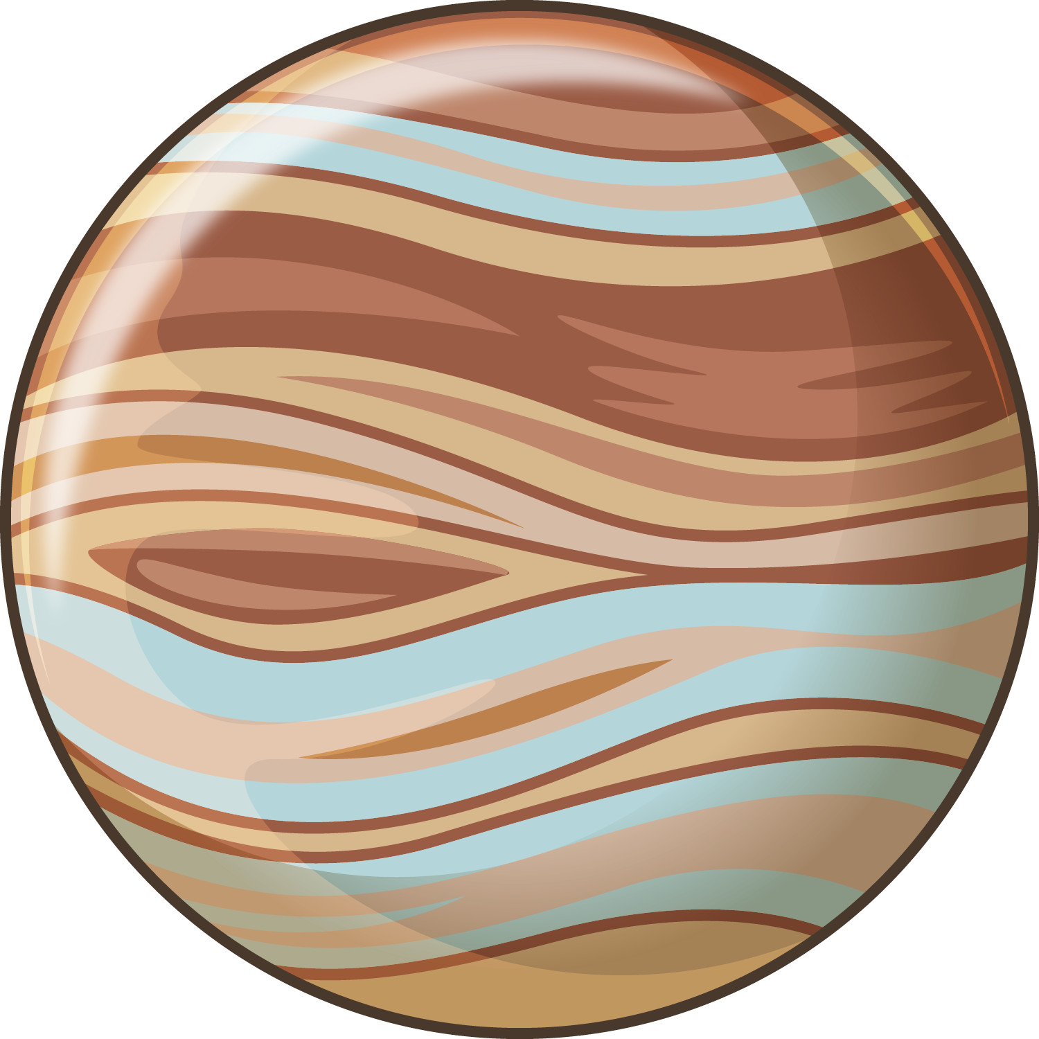 Solar System Planet Stickers 4in Vinyl Waterproof Decals Choose Single or Set
