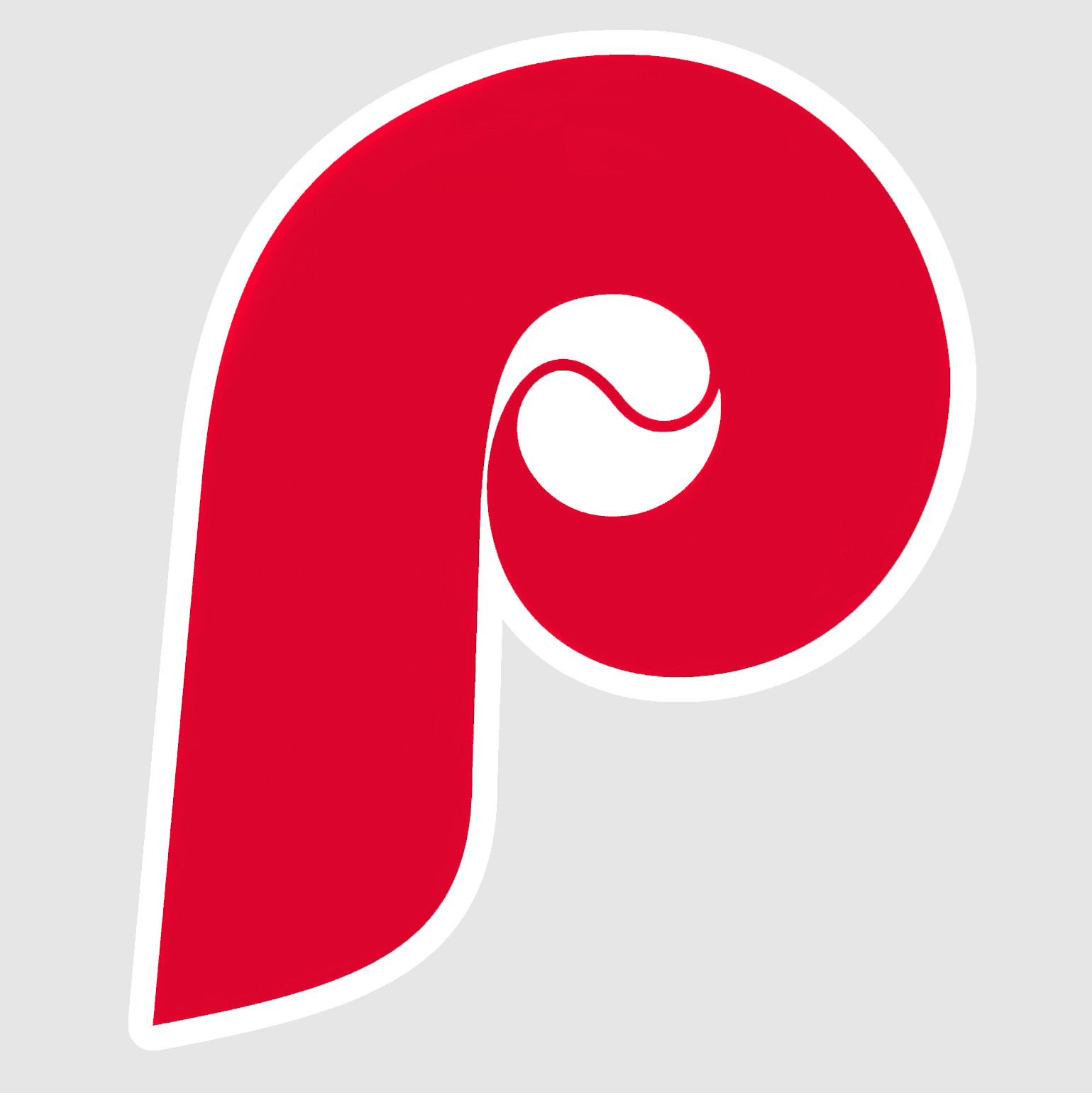 Philadelphia Red White Baseball Weather Resistant Vinyl Sticker/Decal 09