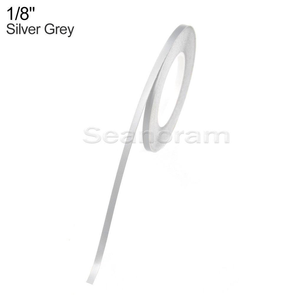1/8" 3mm Silver Grey DIY Home Shop Pinstriping Pin Stripe Decal Vinyl Sticker