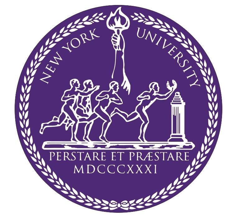 New York University Purple Sticker Decal R8316