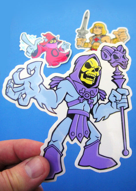 Skeletor Vinyl Sticker MOTU Masters of the Universe Laptop Car Decal Classic 80s
