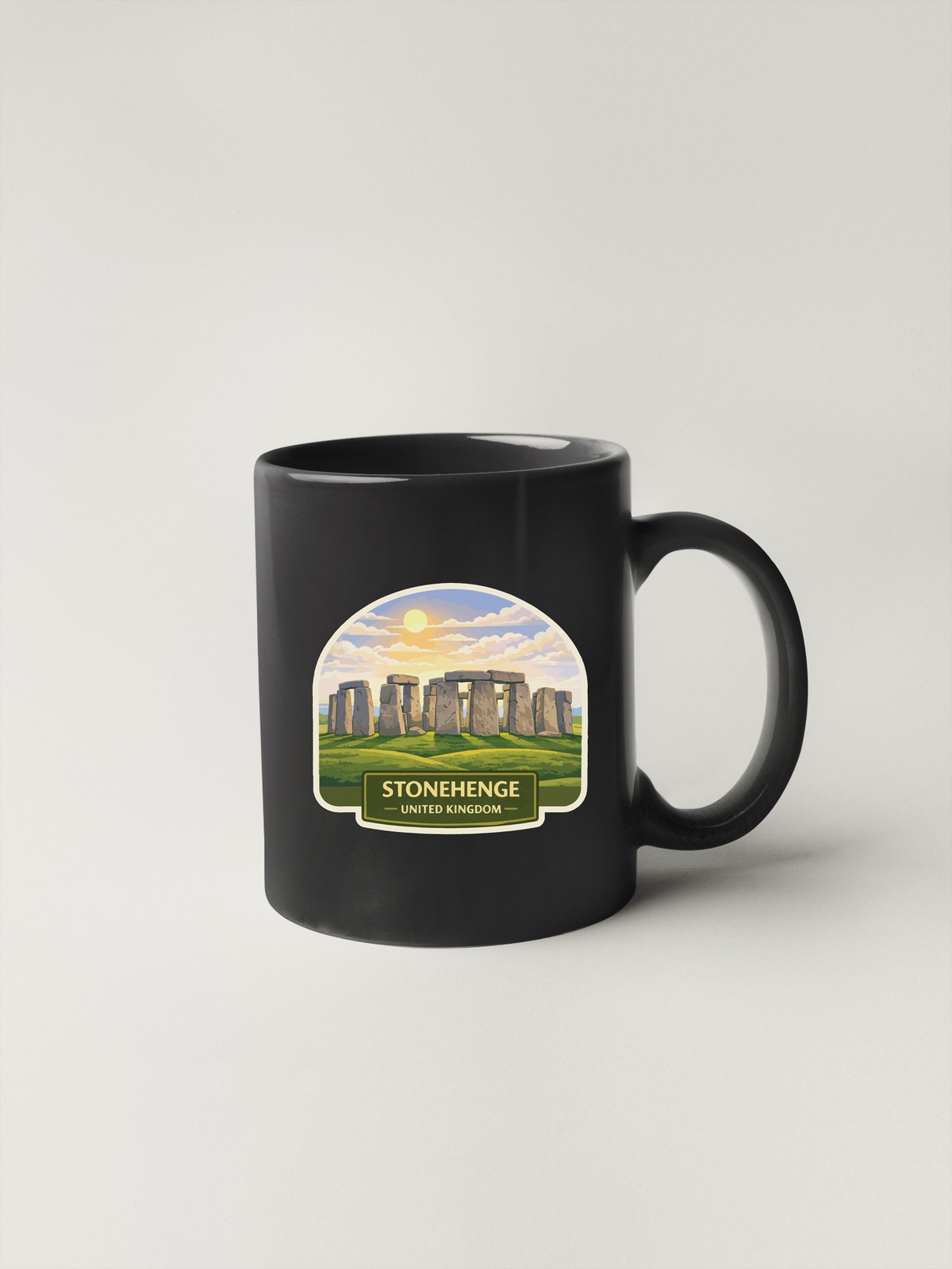 Stonehenge Landscape UK Sticker Decal Vinyl Die-Cut World Heritage Sites Series