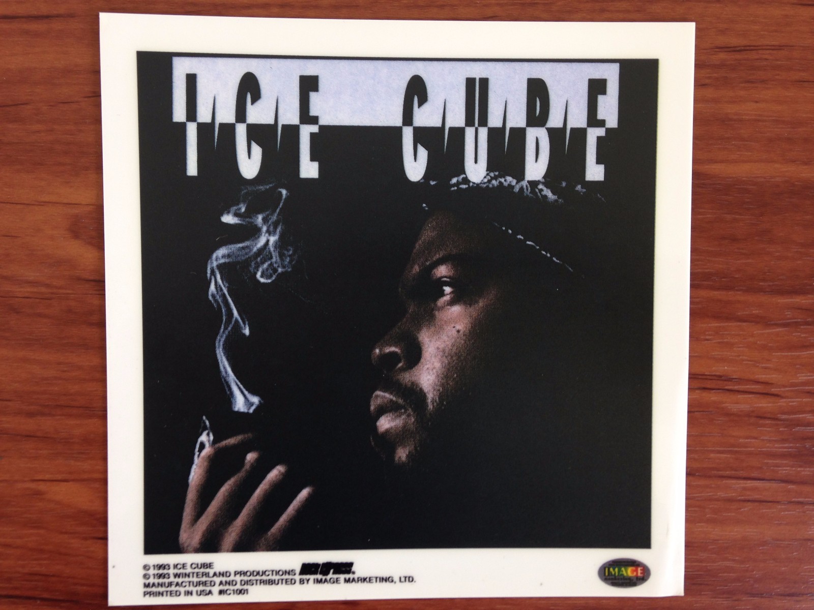 ICE CUBE – STICKER/DECAL – BRAND NEW VINTAGE – MUSIC BAND 089