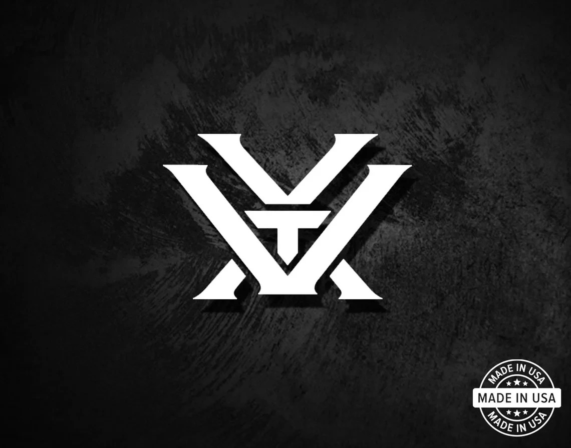 Vortex Optics Decal, Vinyl Die Cut Window Sticker, 100% Made In USA