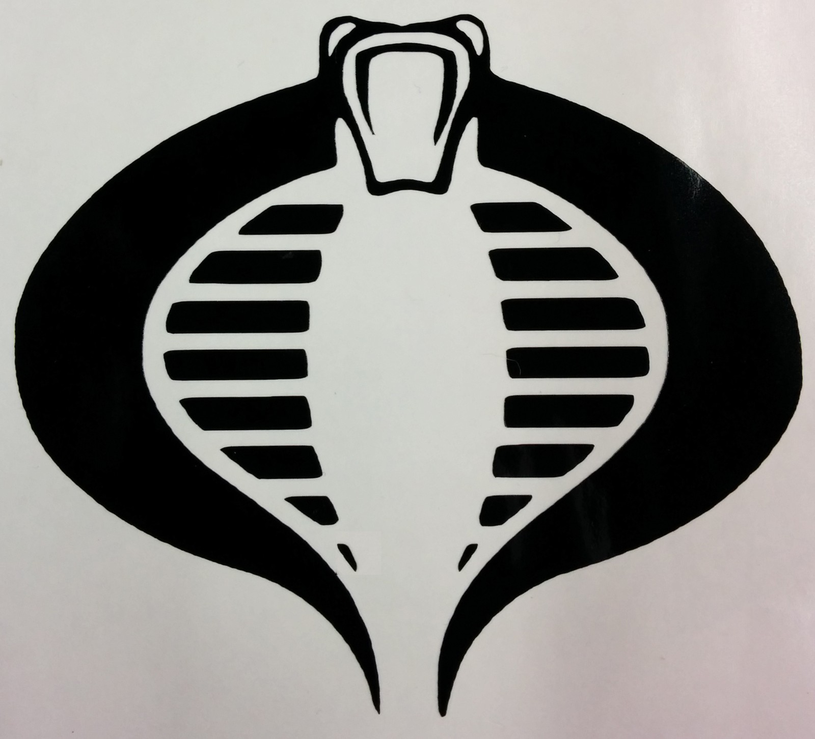 COBRA Command Logo vinyl sticker decal choose color G.I. JOE
